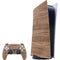 Natural Walnut Wood PS5 Digital Edition Bundle Skin