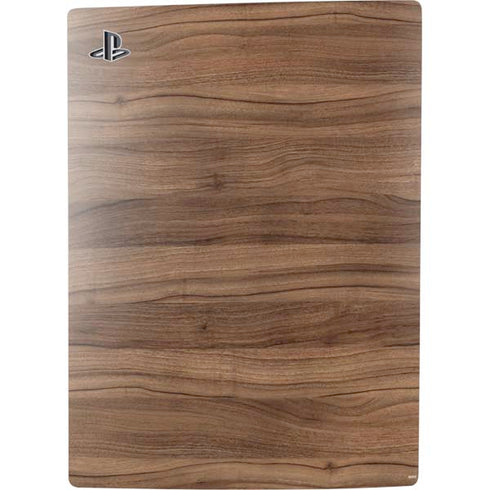 Natural Walnut Wood PS5 Digital Edition Console Skin
