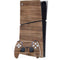 Natural Walnut Wood PS5 Slim Digital Edition Bundle Skin