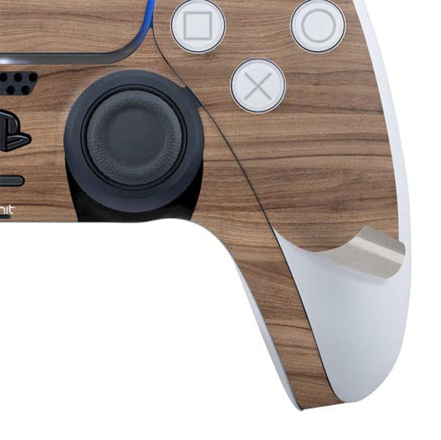 Natural Walnut Wood PS5 Slim Digital Edition Bundle Skin