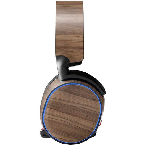 Natural Walnut Wood SteelSeries Arctis 3 Skin