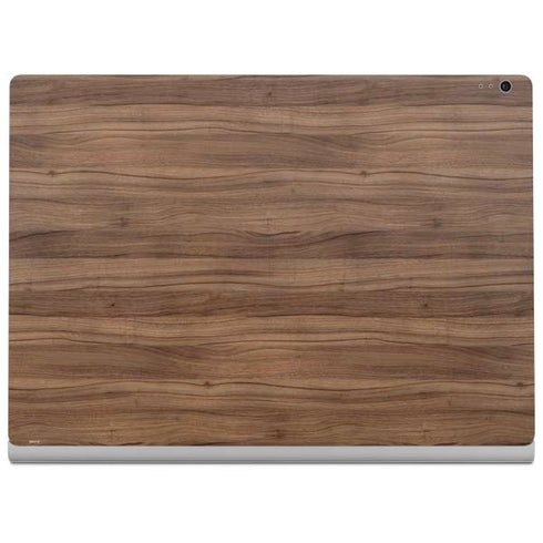 Natural Walnut Wood Surface Book 2 13.5in Skin