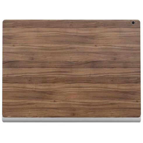 Natural Walnut Wood Surface Book 2 15in Skin