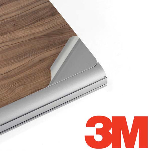 Natural Walnut Wood Surface Book 2 15in Skin