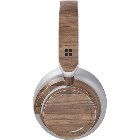 Natural Walnut Wood Surface Headphones Skin
