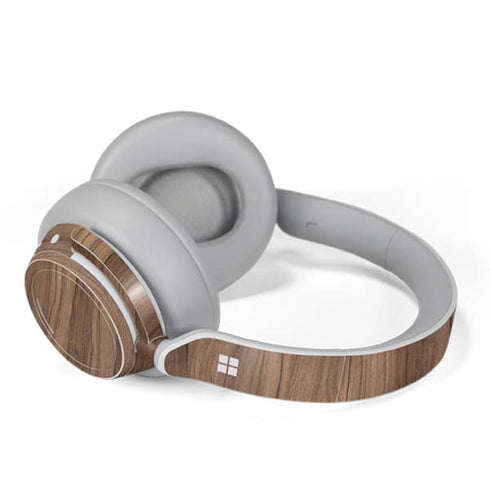 Natural Walnut Wood Surface Headphones Skin