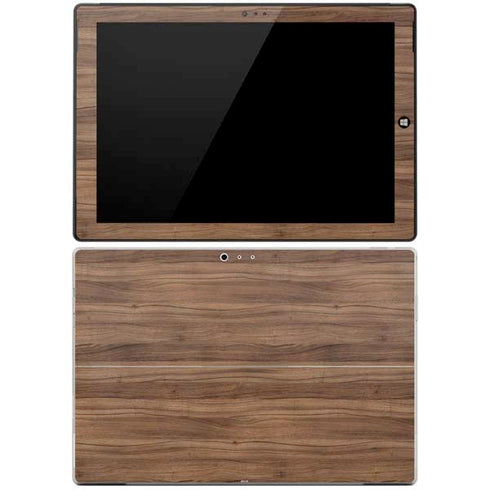 Natural Walnut Wood Surface Pro 3 Skin