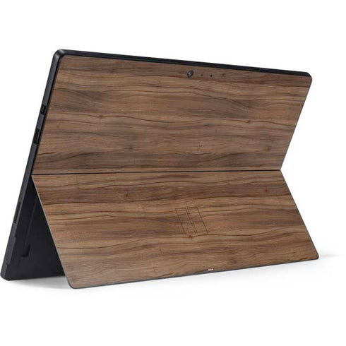 Natural Walnut Wood Surface Pro 6 Skin