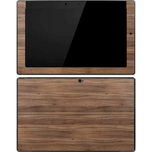 Natural Walnut Wood Surface Pro Tablet Skin