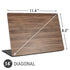 Natural Walnut Wood Universal Laptop 14in (11.4 x 8.2in) Skin