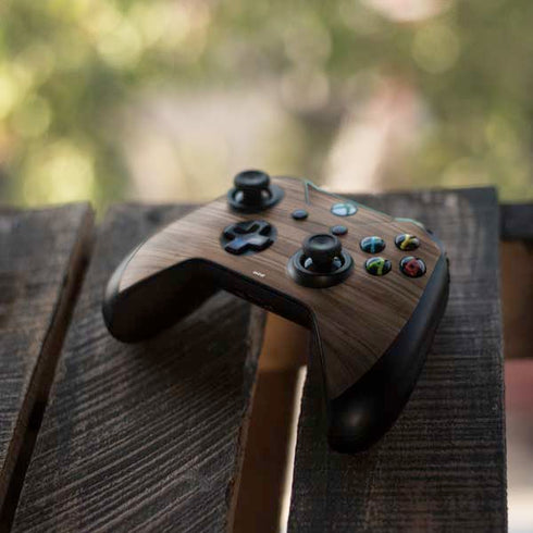 Natural Walnut Wood Xbox One S All-Digital Edition Bundle Skin