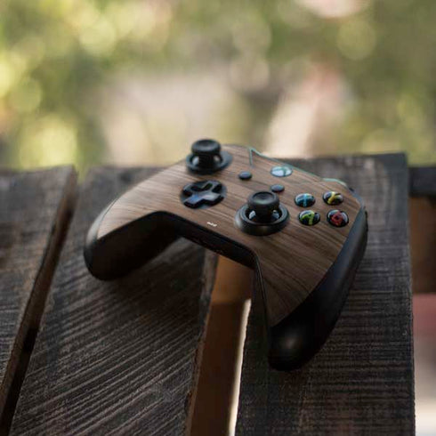 Natural Walnut Wood Xbox One S Controller Skin
