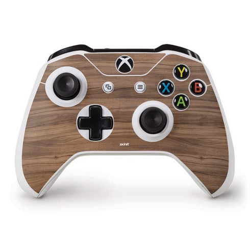 Natural Walnut Wood Xbox One S Controller Skin
