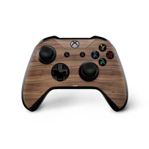 Natural Walnut Wood Xbox One X Controller Skin