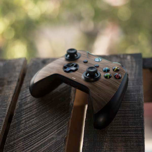 Natural Walnut Wood Xbox One X Controller Skin