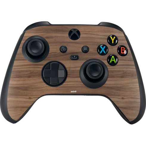 Natural Walnut Wood Xbox Series X Bundle Skin