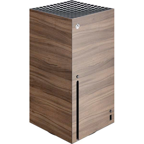 Natural Walnut Wood Xbox Series X Console Skin