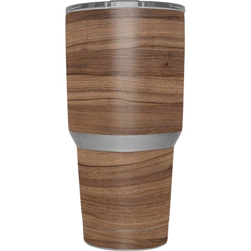 Natural Walnut Wood Yeti 30oz Rambler Tumbler Skin