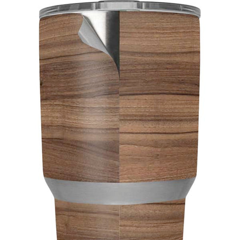 Natural Walnut Wood Yeti 30oz Rambler Tumbler Skin