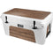 Natural Walnut Wood YETI Tundra 65 Hard Cooler Skin