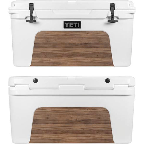 Natural Walnut Wood YETI Tundra 65 Hard Cooler Skin