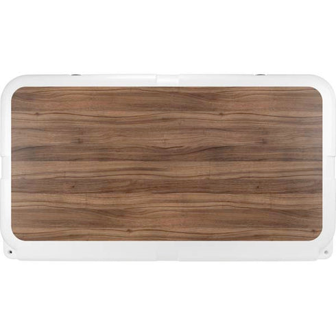 Natural Walnut Wood YETI Tundra 75 Hard Cooler Skin