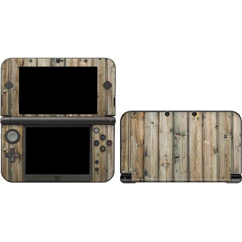 Natural Weathered Wood 3DS XL 2015 Skin