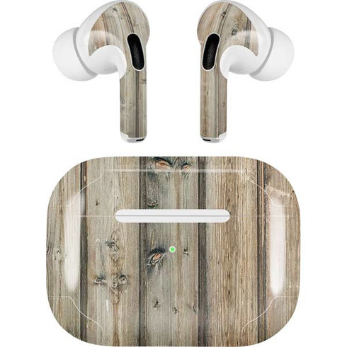 Natural Weathered Wood AirPods Pro 2nd Gen Skin