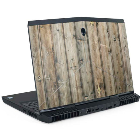 Natural Weathered Wood Dell Alienware Skin