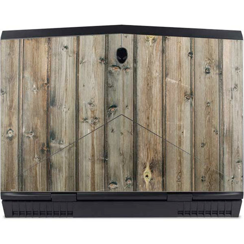 Natural Weathered Wood Dell Alienware Skin