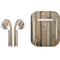 Natural Weathered Wood Apple AirPods 2 Skin