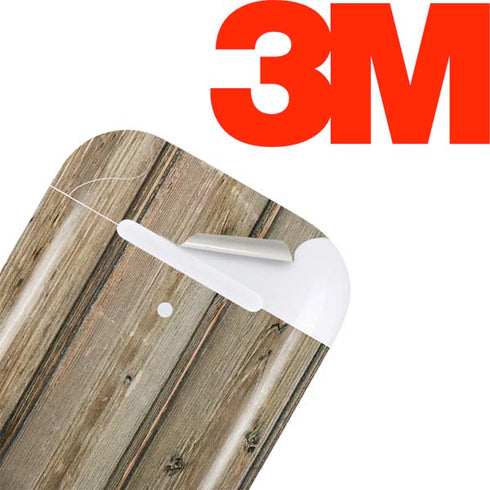 Natural Weathered Wood Apple AirPods Skin