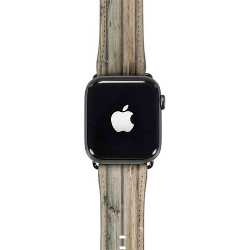 Natural Weathered Wood Apple Watch Band 42-44mm