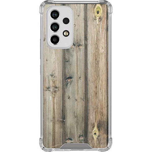 Natural Weathered Wood Galaxy A53 5G Clear Case