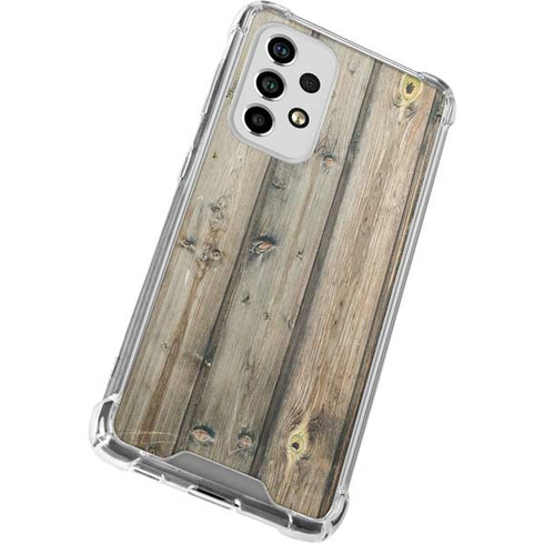 Natural Weathered Wood Galaxy A53 5G Clear Case