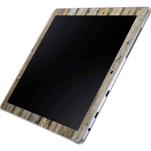 Natural Weathered Wood Galaxy Book 12in Skin
