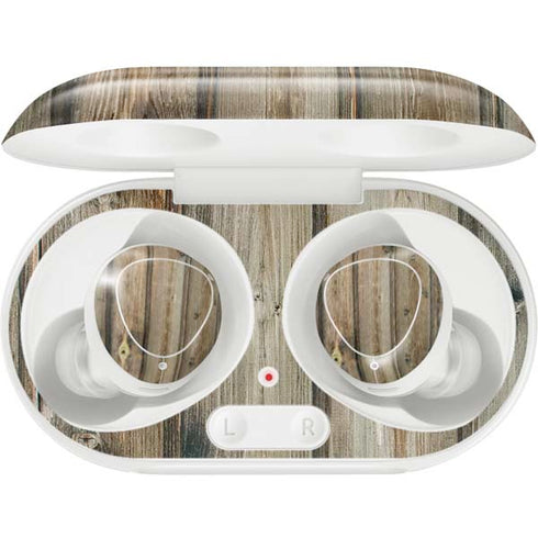 Natural Weathered Wood Galaxy Buds Plus Skin