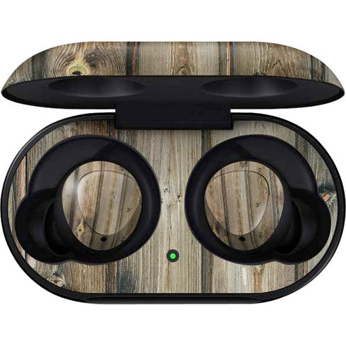 Natural Weathered Wood Galaxy Buds Skin