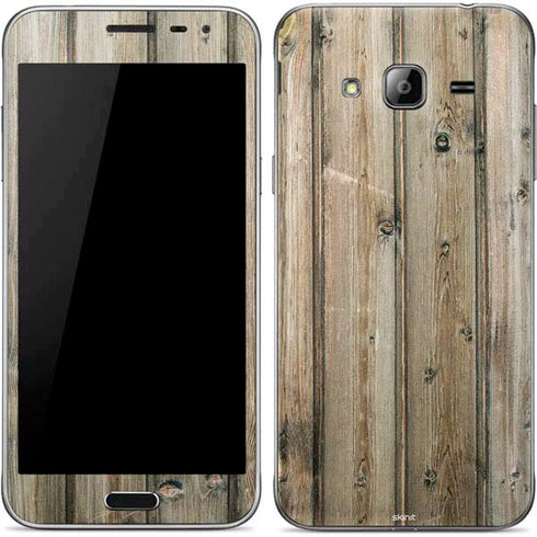 Natural Weathered Wood Galaxy J3 Skin