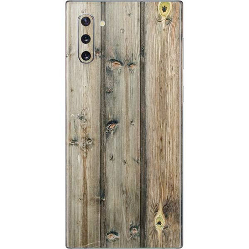 Natural Weathered Wood Galaxy Note 10 Skin