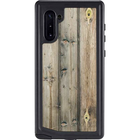 Natural Weathered Wood Galaxy Note 10 Waterproof Case