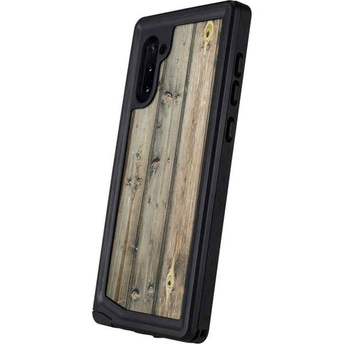 Natural Weathered Wood Galaxy Note 10 Waterproof Case