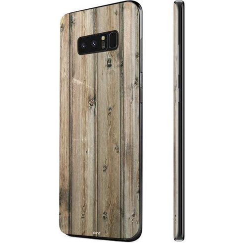 Natural Weathered Wood Galaxy Note 8 Skin