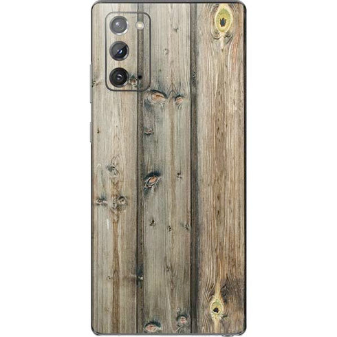 Natural Weathered Wood Galaxy Note20 5G Skin