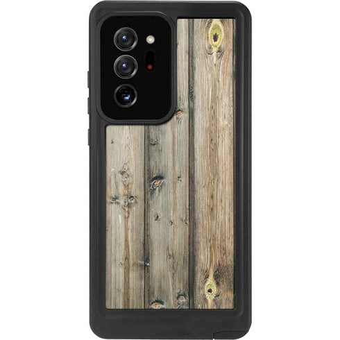 Natural Weathered Wood Galaxy Note20 Ultra 5G Waterproof Case