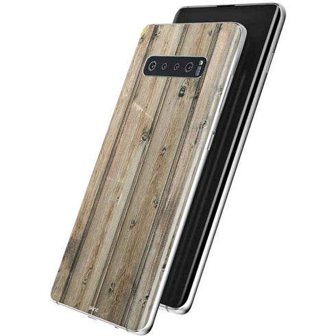 Natural Weathered Wood Galaxy S10 Skin