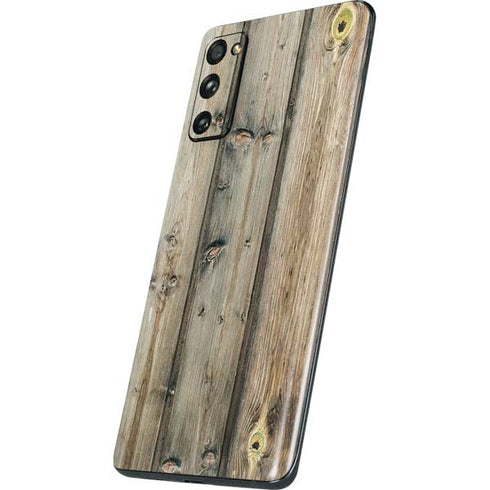 Natural Weathered Wood Galaxy S20 Fan Edition Skin