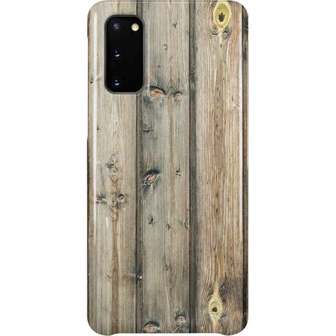 Natural Weathered Wood Galaxy S20 Lite Case