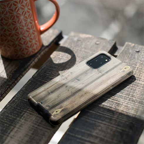 Natural Weathered Wood Galaxy S20 Plus Pro Case