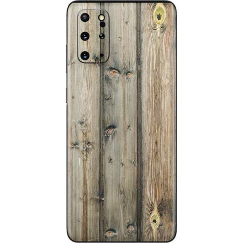 Natural Weathered Wood Galaxy S20 Plus Skin